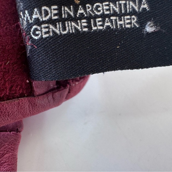 ADA Brand Dark Red Leather Wrap Belt OS - Picture 5 of 8